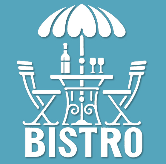 Pochoir Bistro Motif Décoratif – Format A4 Pour Personnaliser Vos Projets