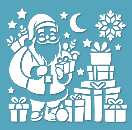 16 Pièces Noël Pochoir Kit De Dessin Au Pochoir En Plastique