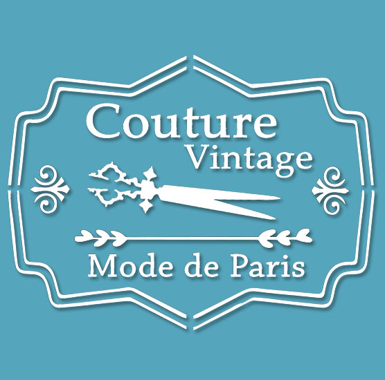 Pochoir Adhésif 30 x 20 cm Affiche Couture Vintage