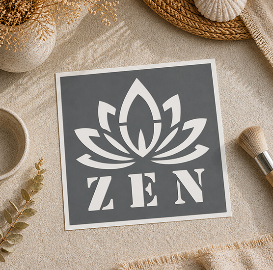 Pochoirs Inspiration Asiatique � D�co Zen & Japonaise DIY