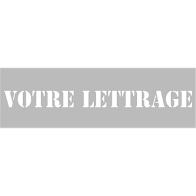 Lettrage Personnalisé, Police Industrielle