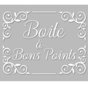 Pochoir Adhésif 22 x 18 cm Boîte à Bons Points