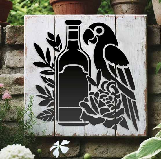 Pochoirs Réutilisables Pour Peinture - Lot De 64 Motifs (fleurs, Animaux, Arbres), 7,7 X 7,7 Cm - En Plastique PET, Pour Projets DIY Sur Bois, Tissu, Murs