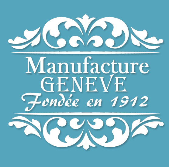 Pochoir Adhésif 25 x 20 cm Affiche Manufacture Genève