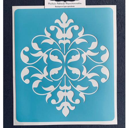 Pochoir Adhésif 25 x 20 cm Arabesque Stylisée