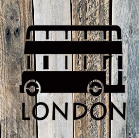 Pochoir Adhésif 20 x 20 cm Bus & London