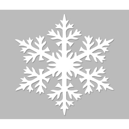 Pochoir Adhésif 20 x 20 cm Grand Flocon de Neige