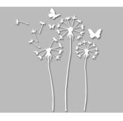 Pochoir Adhésif 25 x 20 cm Pissenlits & Papillons