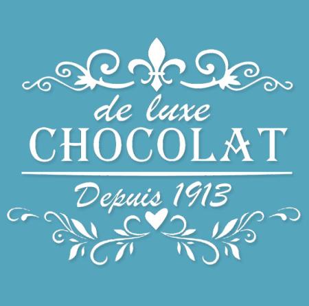 Pochoir Adhésif 30 x 20 cm Affiche Chocolat