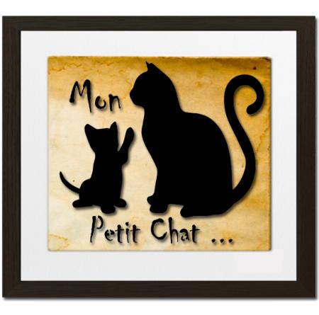 Pochoir Adhésif 25 x 20 cm Mon Petit Chat