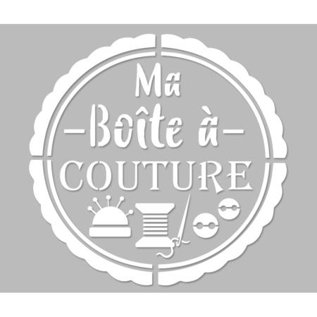 Pochoir Adhésif 20 x 20 cm Ma Boîte à Couture