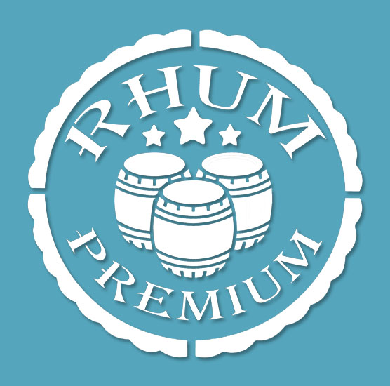 Pochoir Adhésif 20 x 20 cm Médaillon Rhum Premium