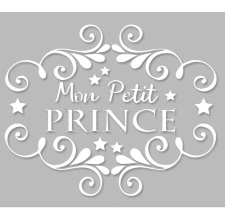 Pochoir Adhésif 30 x 20 cm Médaillon Mon Petit Prince