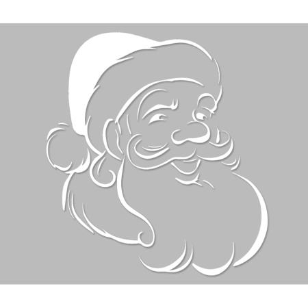 Pochoir Adhésif 25 x 20 cm Portrait Père Noel